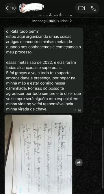 Depoimento em video