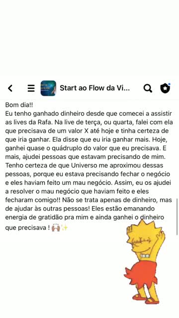 Depoimento em video