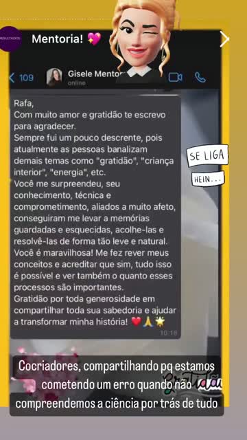 Depoimento em video