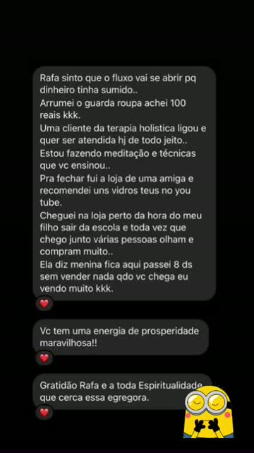 Depoimento em video