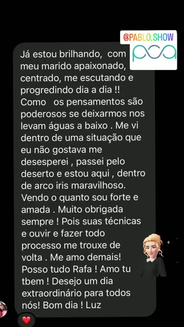 Depoimento em video